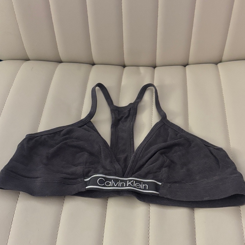 Calvin Klein Charcoal Bralette